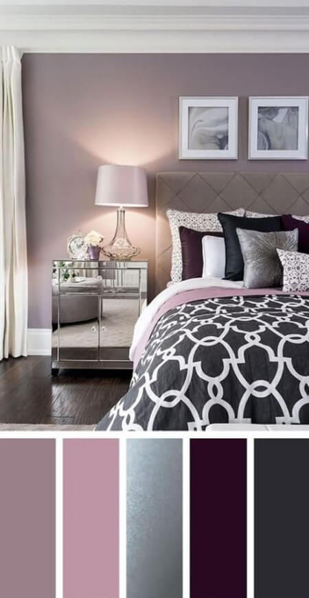 1623336634 746 ترکیب رنگ یاسی در دکوراسیون اتاق خواب ترکیب رنگ یاسی در دکوراسیون اتاق خواب
