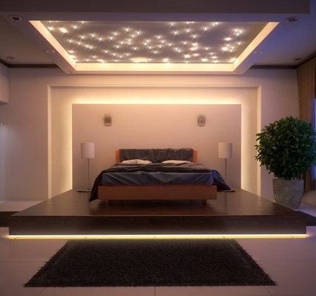 bedroom false ceiling 10 ایده هایی زیبا برای کناف اتاق خواب