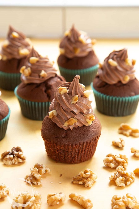 chocolate muffins recipe 04 طرز تهیه انواع مافین شکلاتی