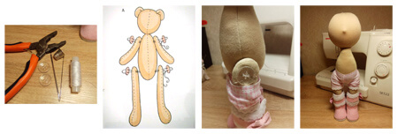 learning2 make1 russian dolls10 آموزش ساخت عروسک روسی